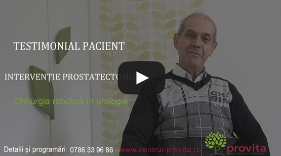 Testimonial Nițu Paul - Pacient 72 ani